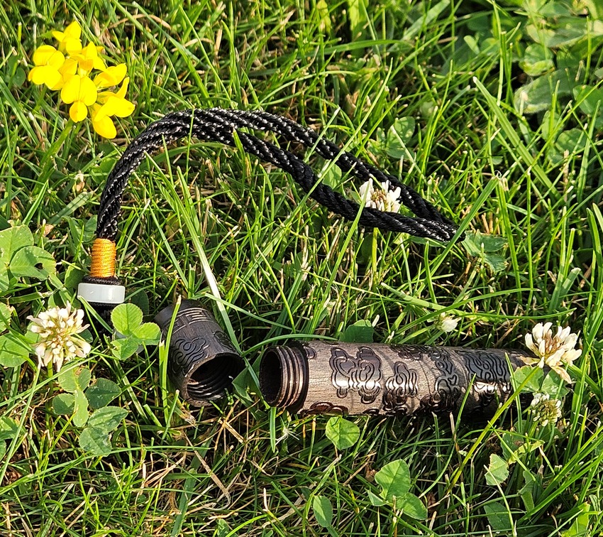 Zásobník na šňupací tabák, ebenový