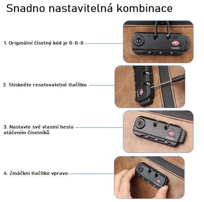 Příruční taška se zámkem vel. XL