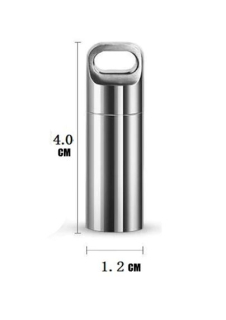 Zásobník na šňupací tabák nerezový 40 mm